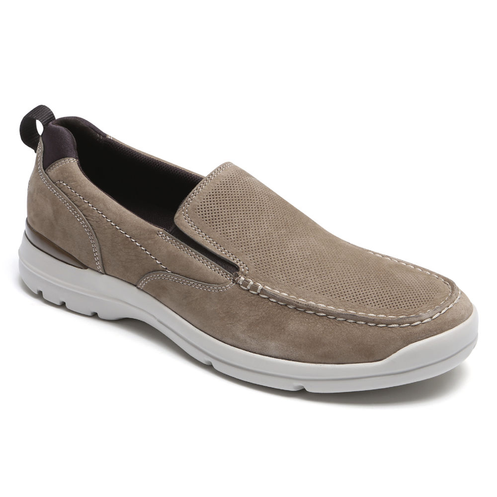 Rockport Singapore Mens Slip-On - City Edge Grey - VK0527314